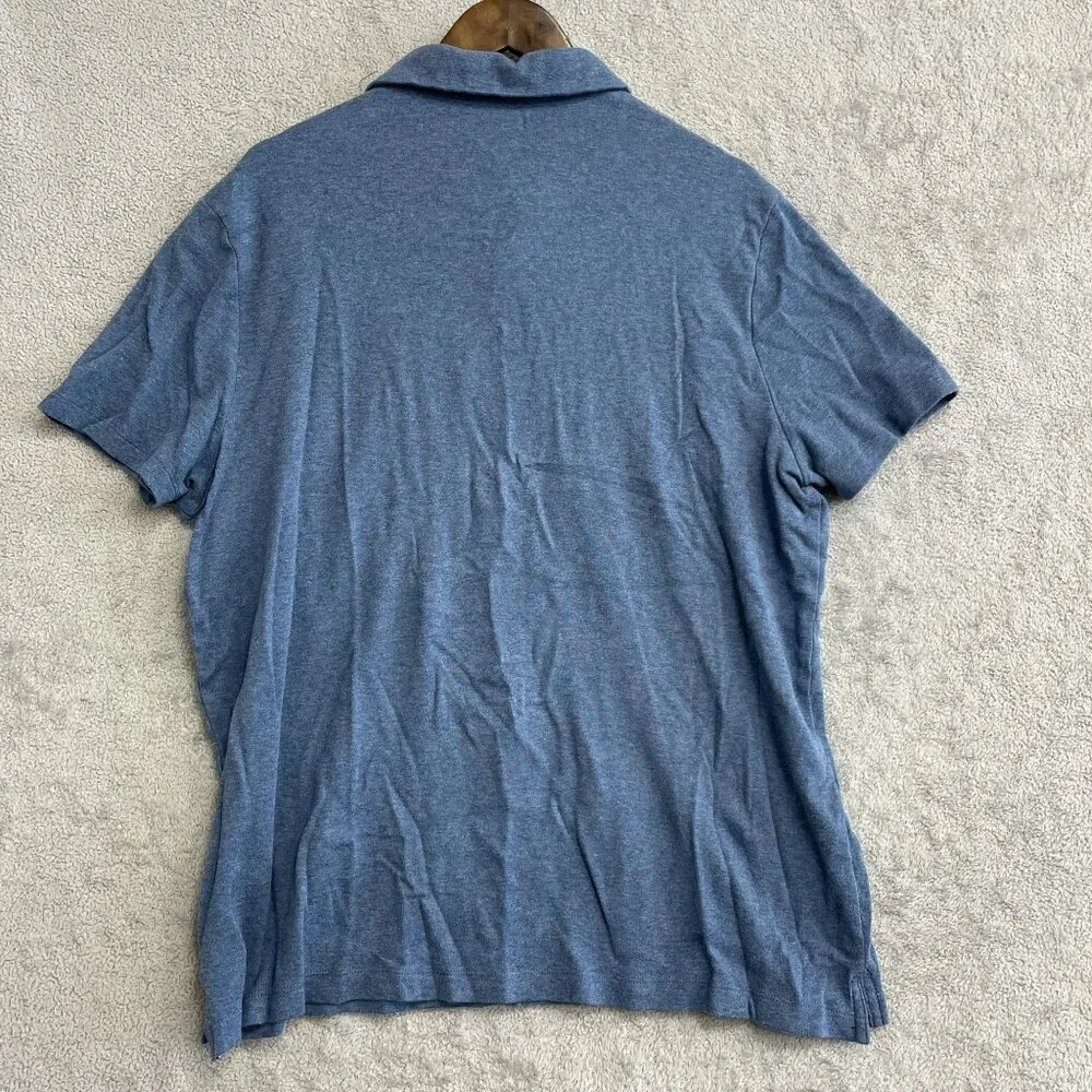 Banana Republic Men's XXL Polo Shirt Blue Cotton